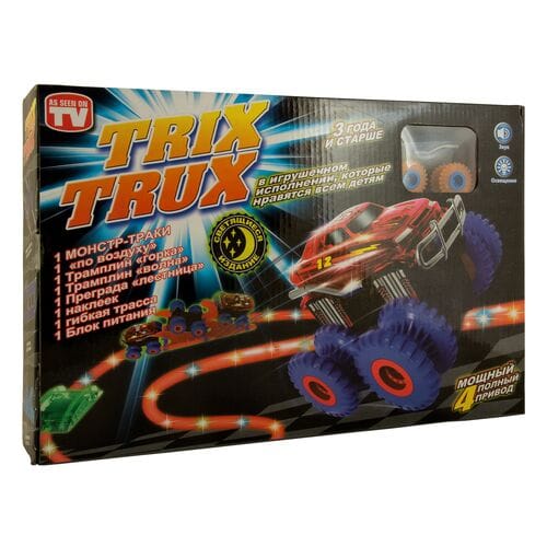Монстр Траки Trix Trux с 1 машинкой