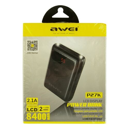 Power Bank Awei P27K 8400 мАч