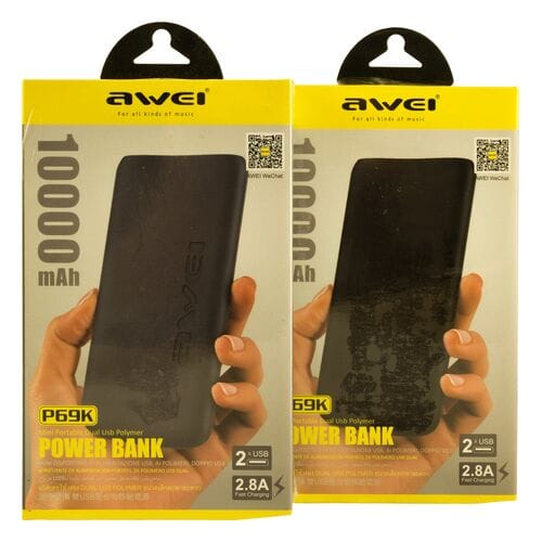 Power Bank Awei P69K 10000 мАч