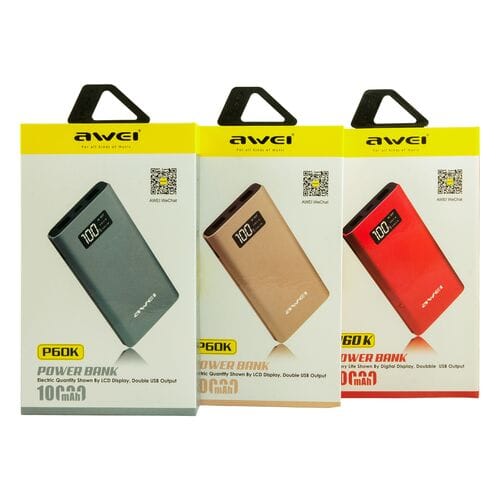 Power Bank Awei P60K 10000 мАч