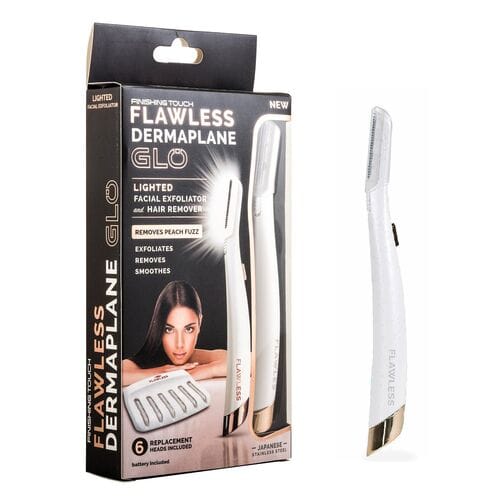 Триммер для лица Flawless Dermaplane GLO