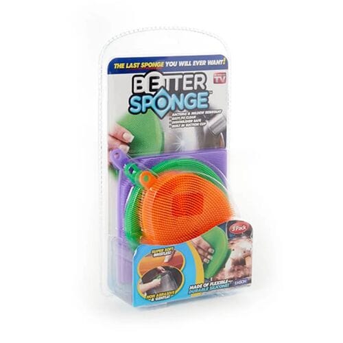 Силиконовые губки для мытья посуды Better Spo...