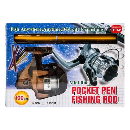 Складная удочка с катушкой Pocket Pen Fishing...