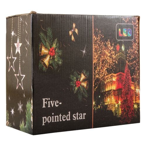 Светодиодная гирлянда звезды Five-pointed sta...