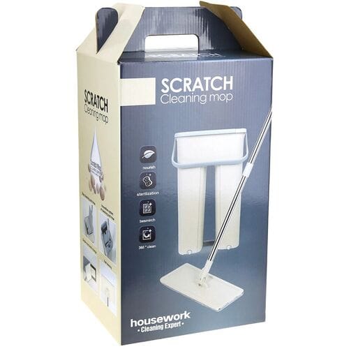 Scratch Cleaning mop швабра + ведро