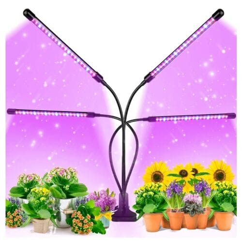 LED Grow Light фитолампа для растений 4 лампы