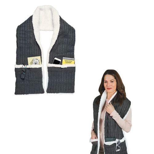 Hugle Scarf шарф безрукавка зимняя меховая с ...