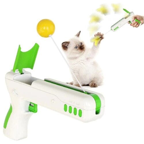 Rebound cat gun пистолет игрушка для кошек