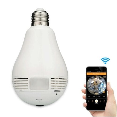 Рыбий глаз IP-камера лампочка