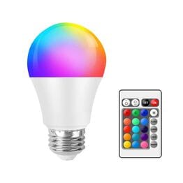 LED RGBW Bulb лампа цветная с пультом LED RGBW Bulb лампа цветная с пультом