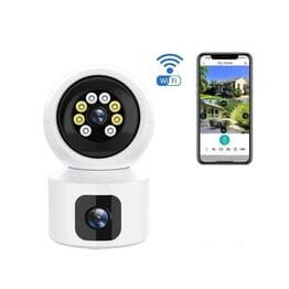 IP камера видеонаблюдения Wi-Fi 2 объектива IP камера видеонаблюдения Wi-Fi 2 объектива