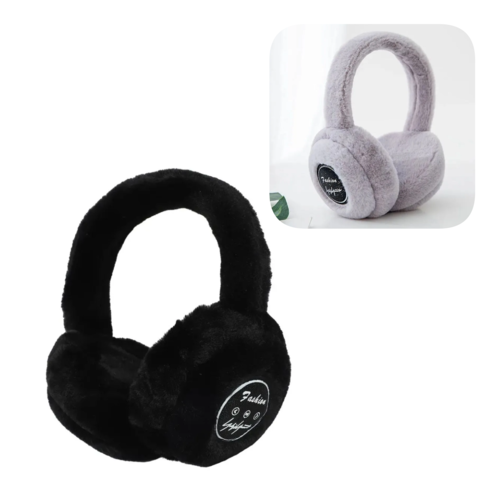 Меховые Bluetooth наушники