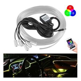 RGB шнур лента для подсветки автосалона
