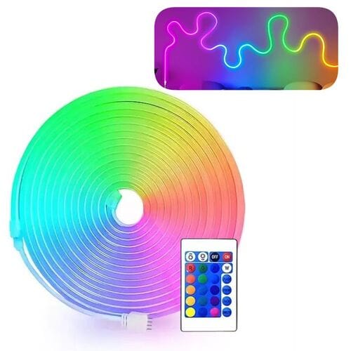 RGB LED лента с пультом ДУ 5 метров без Bluet...