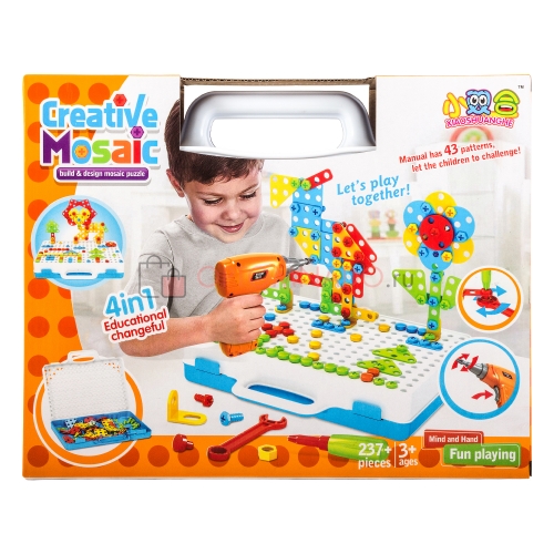 Конструктор мозаика Creative Mosaic 4в1 237 деталей