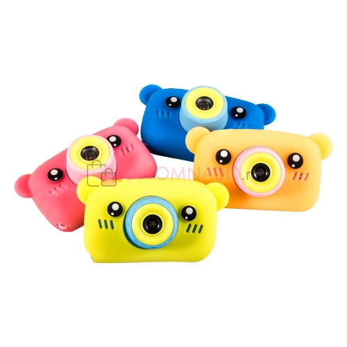 Цифровой детский фотоаппарат Мишка Children's fun Camera