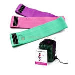 Набор тканевых фитнес резинок Luting Hip resistance band 3 штуки