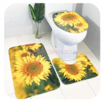 Набор ковриков для ванной и туалета Bath Mat Set 3 шт