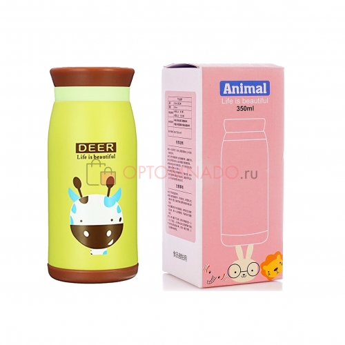 Термос животные Animal Life is Beautiful 350 мл