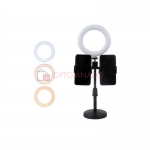 Селфи лампа Live Light Holder WS-868 светодиодная с держателями для телефона