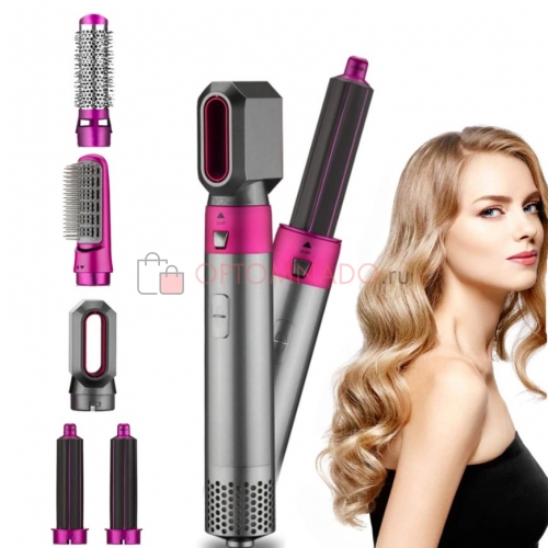 Hot Air Styler электрический утюжок фен для волос 5 в 1