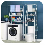 Полка стеллаж для туалета Toilet Rack
