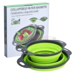 Collapsible Filter Baskets дуршлаг складной силиконовый большой и маленький