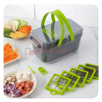 Veggie Slicer многофункциональная ручная терка с контейнером 22 в 1