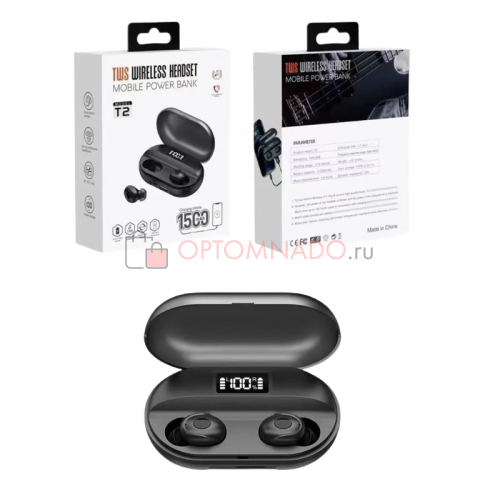 Power Bank TWS наушники беспроводные