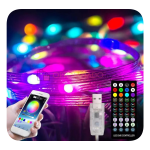 Светодиодная гирлянда RGB с пультом ДУ 20 м