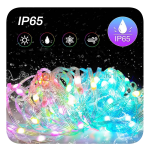 Светодиодная гирлянда RGB с пультом ДУ 5 м