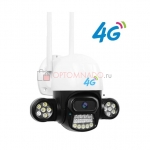 PTZ IP камера видеонаблюдения 4G с автоматическим слежением