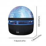 LED дискошар с пультом ДУ