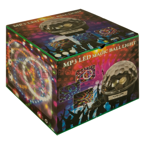 Светодиодный диско-шар mp3 Led Magic ball light