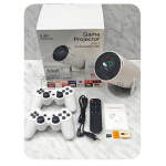 300 MAX Game Projector проектор для игр и фильмов 2 геймпада