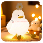 Flower Duck ночник силиконовый подставка для смартфона
