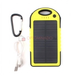 Внешний аккумулятор на солнечной батарее Power Bank Solar Charger 5000 mAh