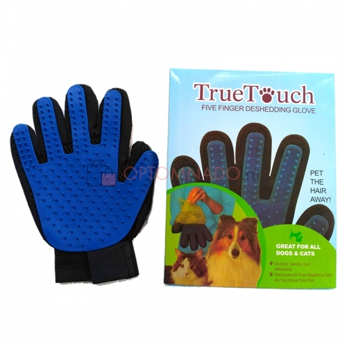 Перчатка для вычесывания шерсти True Touch
