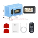 Smart Home Video Doorbell 2.4G видеоглазок дверной