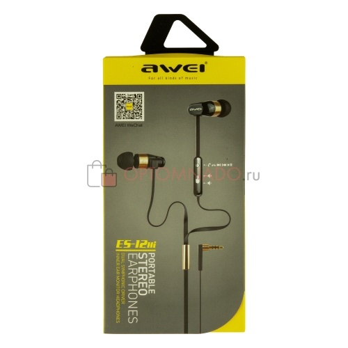 Проводные наушники Awei ES-12Hi
