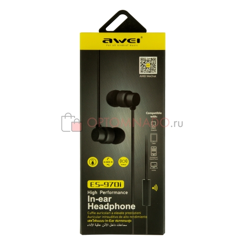 Проводные наушники Awei ES-970i