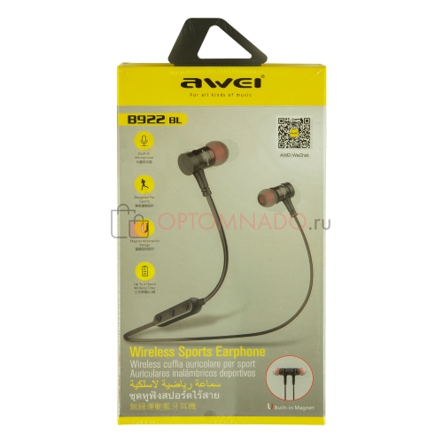 Беспроводные наушники Awei B922BL