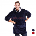 Толстовка плед с капюшоном Huggle Hoodie