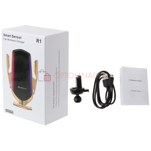 Автомобильное беспроводное зарядное устройство Smart Sensor Car Wireless Charger R1